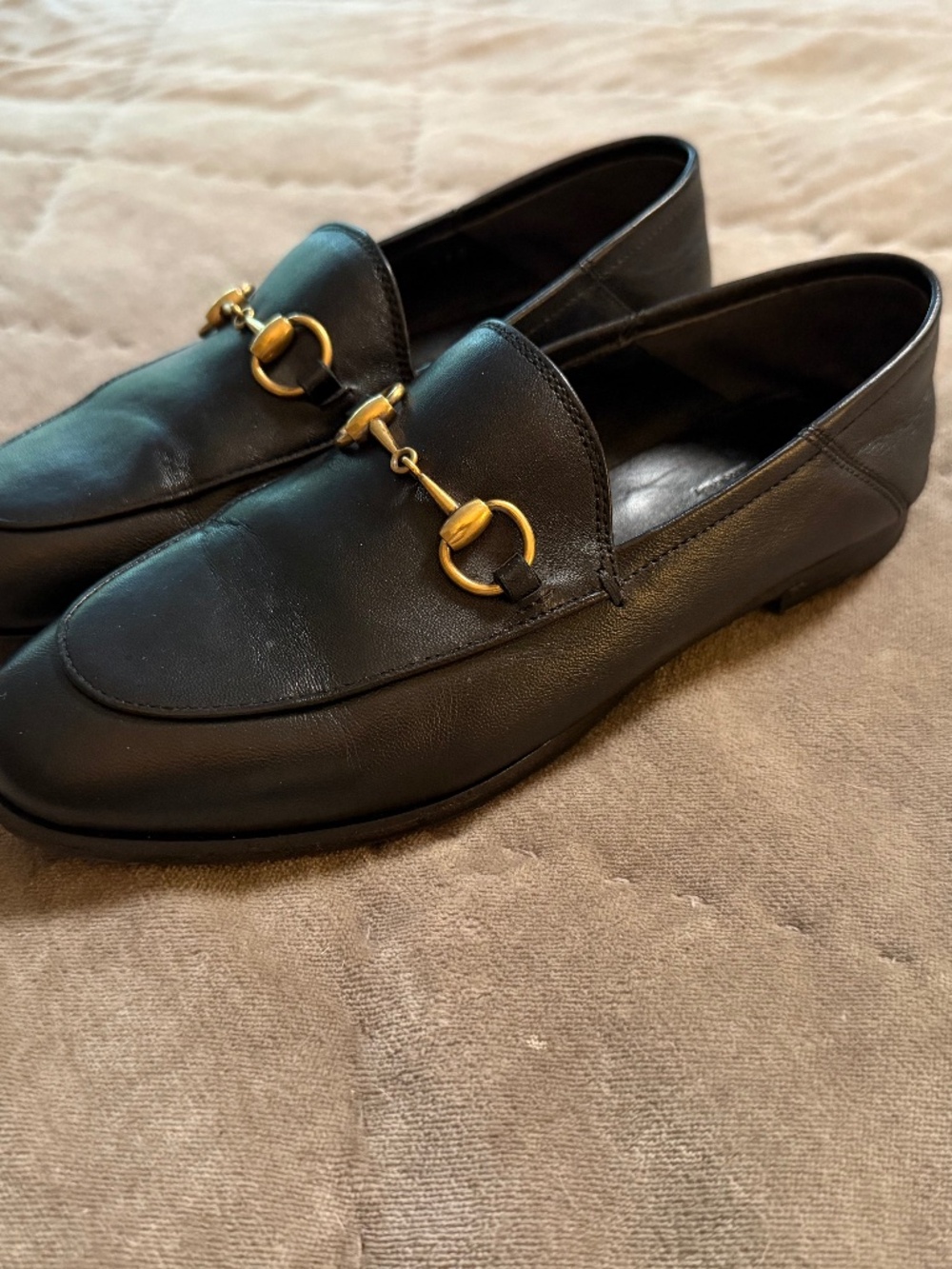 Gucci Brixton Leather Horsebit Loafer